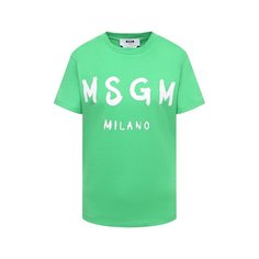 Хлопковая футболка MSGM