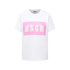Хлопковая футболка MSGM