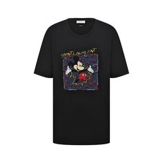Хлопковая футболка Saint Laurent