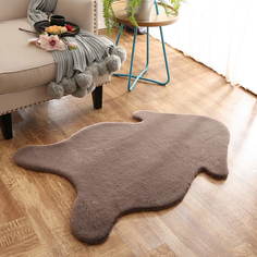 Коврик плюшевый Sofi De Marko шоколадный 60х90 см