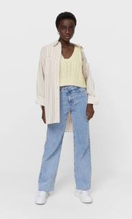 Stradivarius Жилет С Узором «Косы» Женская Коллекция Multicolor L
