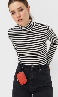 Stradivarius Кошелек Для Монет С Карабином Женская Коллекция Оранжевый 103