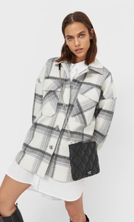 Stradivarius Клатч Из Ткани Женская Коллекция Черный 103