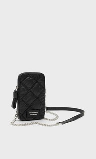 Stradivarius Тканевая Сумка Для Смартфона С Плечевым Ремнем Женская Коллекция Черный 103