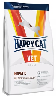 Сухой корм для кошек Happy Cat Vet Hepatic При заболеваниях печени, домашняя птица, 1.4кг