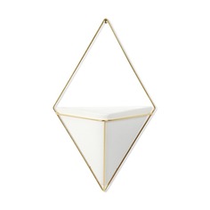 Кашпо umbra, TRIGG, 10*22*38,5 см, белый