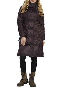 Пальто женское D`imma 2119 фиолетовое 44-170