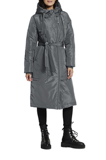 Пальто женское D`imma 2123 зеленое 54