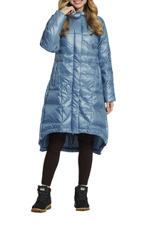 Пуховик-пальто женский D`imma 2126 голубой 50
