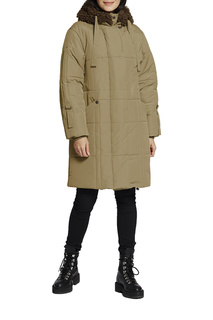 Пальто женское D`imma 2115 зеленое 44-170