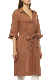 Платье-рубашка женское Marina Rinaldi 2222379 26 коричневое 21