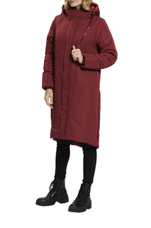 Пальто женское D`imma 2120 красное 56-170