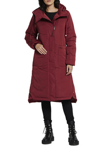 Пальто женское D`imma 2121 красное 42-170