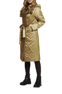 Пальто женское D`imma 2122 бежевое 46-170