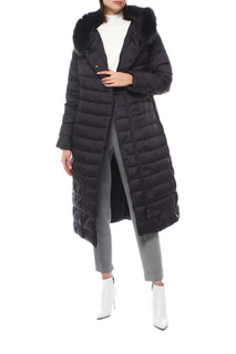 Пуховик-пальто женский LE MONIQUE 375122000 синий 48