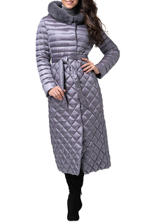 Пуховик-пальто женский Conso WLF 180501 серый 46