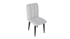Стул Трия Франк ДП 2-17 чер/белый, черный матовый/белый Triya