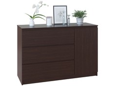 Комод с 3-мя ящиками и дверью Сокол Т-3Р венге, 120х44,6х80,4 см