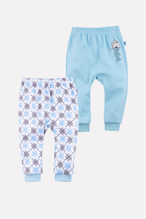 Ползунки Bossa Nova цв. бежевый; голубой р.68