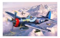 Самолет истребитель-бомбардировщик рипаблик p-47 «тандерболт» Revell