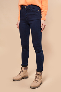 Джинсы женские Vilatte D54.191 синие 46