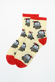 Носки женские Kawaii Factory KW009-000811 желтые 35-39