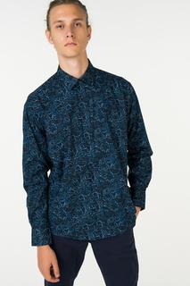 Рубашка мужская Westrenger WS1SM-18-11CN синяя 50