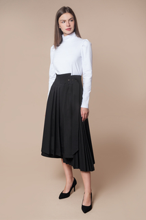 Юбка женская Vilatte D26.382 черная 44