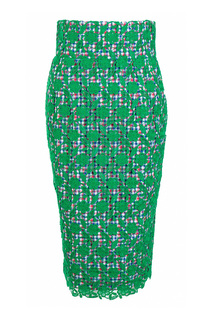 Юбка женская STELLA JEAN 81688 зеленая 42