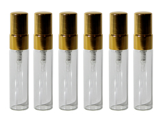 Флаконы для духов Aromaprovokator стекло, спрей металл 5 ml набор 6 шт