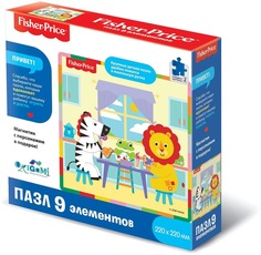Пазл Fisher Price. Завтрак + 2 магнита 9 элементов Origami