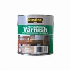 Полиуретановый лак Rustins / Poly Varnish Matt Clear (Матовый) 2.5л
