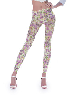 Леггинсы женские Trasparenze Concerto белые 3/4