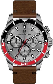 Наручные часы мужские кварцевые Sergio Tacchini ST.19.110.04 коричневые