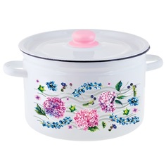 Кастрюля эмал цил Hortensia 7,0л ТМ Appetite