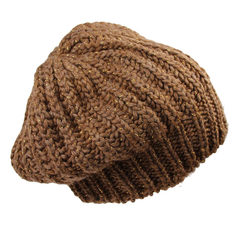 Шапка бини женская Venera 9802341 коричневая р. 56-57