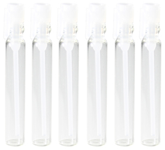 Пробники (фиолки) Aromaprovokator для духов 3 ml крышка белая набор 100 штук