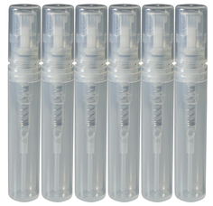 Флаконы для духов Aromaprovokator пластик, спрей пластик 3 ml набор 6 шт