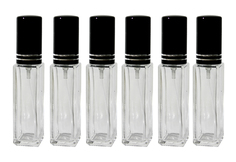 Флакон Aromaprovokator для духов 8 ml спрей металл с полосками набор 6 штук