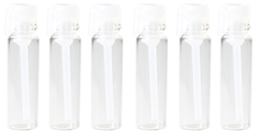 Пробники (фиолки) Aromaprovokator для духов 1 ml крышка белая набор 100 штук