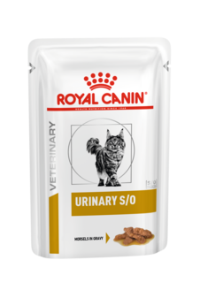 Влажный корм для кошек ROYAL CANIN Vet Diet Urinary S/O, в соусе, цыпленок, 85г