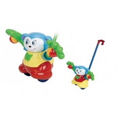 Каталка на палочке Рыжий кот Обезьянка