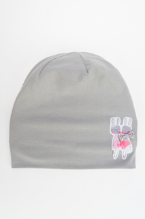 Шапка Marhatter для девочек цв. серый р-р. 55-56