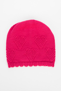 Шапка Marhatter для девочек цв. розовый р-р. 52-54