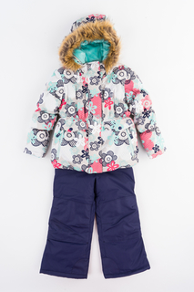 Комплект куртка и комбинезон Gusti для девочек цв. разноцветный р-р. 104