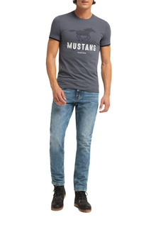 Футболка мужская Mustang 1010366 серая S