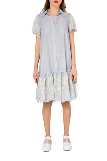 Платье-рубашка женское Caterina Leman SU1792A синее 34