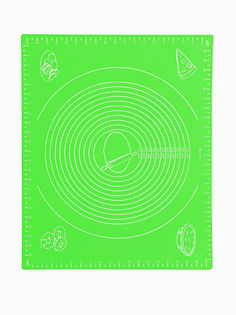 Силиконовый коврик для раскатывания теста, 50х40 см (Цвет: Зелёный ) Markethot