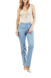 Джинсы женские LAFEI-NIER ZP368R голубые 36