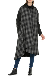 Пальто женское Adzhedo 6235 черное 4XL